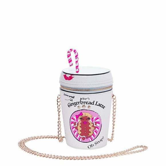 Betsey Johnson KITSCH GINGERBREAD LATTE CROSSBODY - Picture 6 of 7